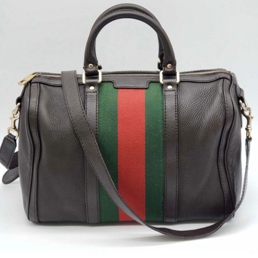 Vintage Authentic Gucci Boston Bag